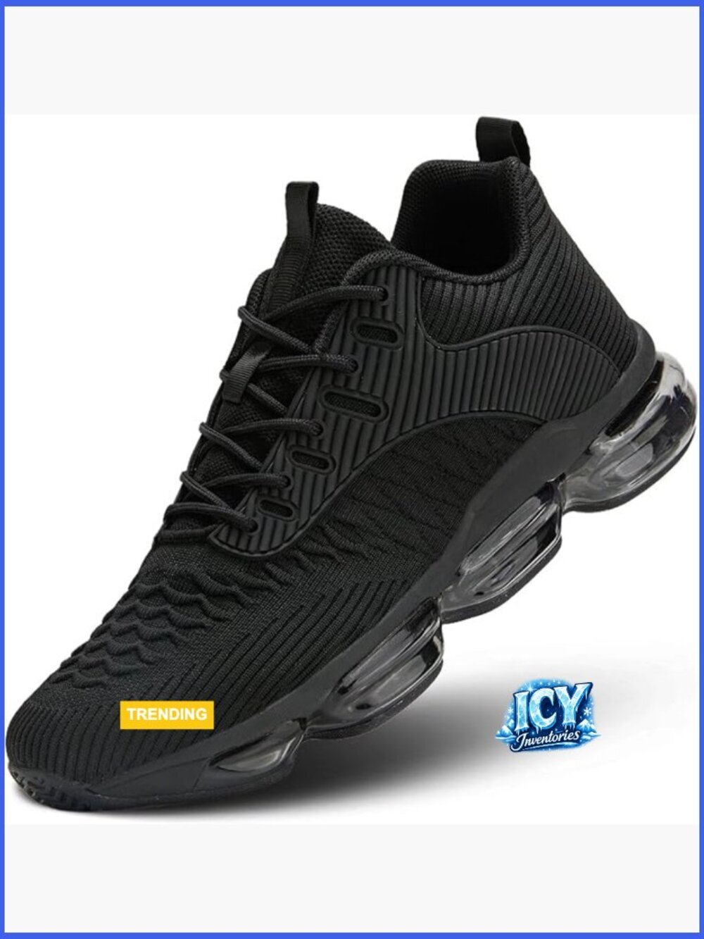 Men's Running Shoes with Memory Foam Insole and Air Cushion Sole